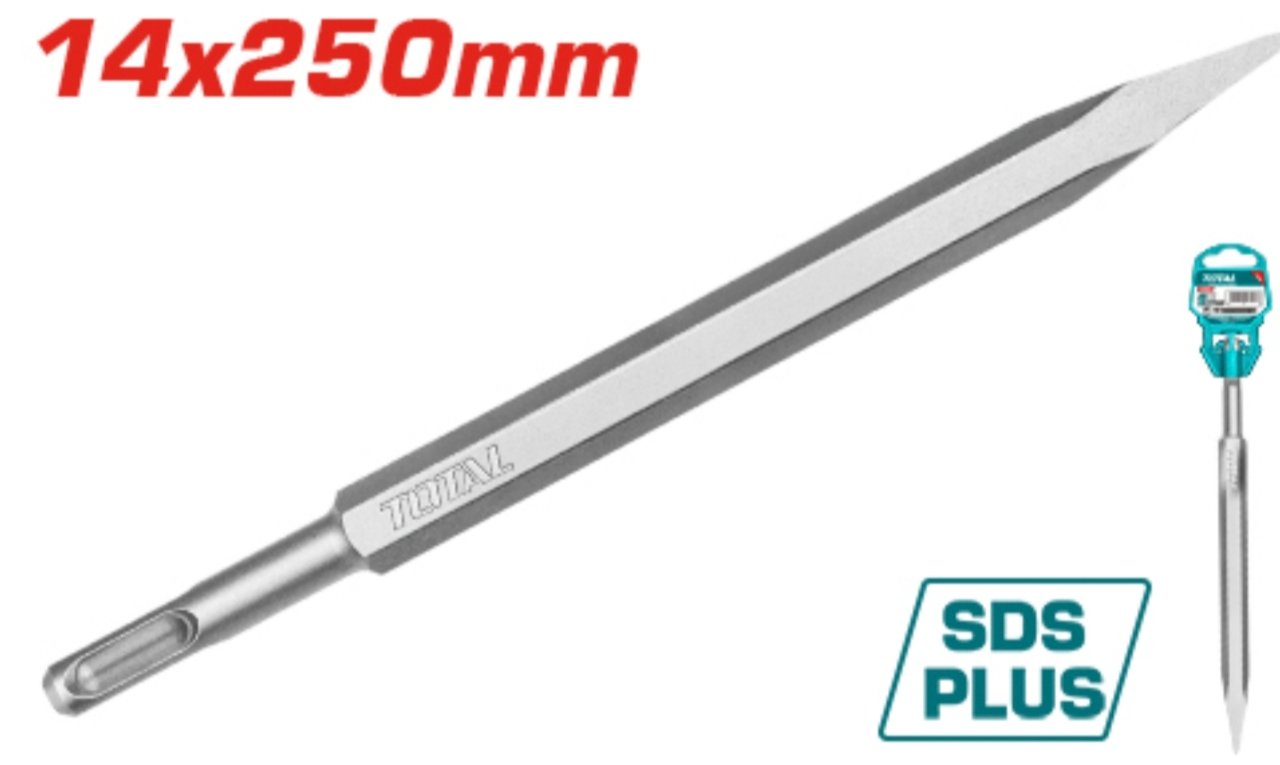 CINCEL SDS PLUS 14X250MM PUNTA TAC1511141 TOTAL